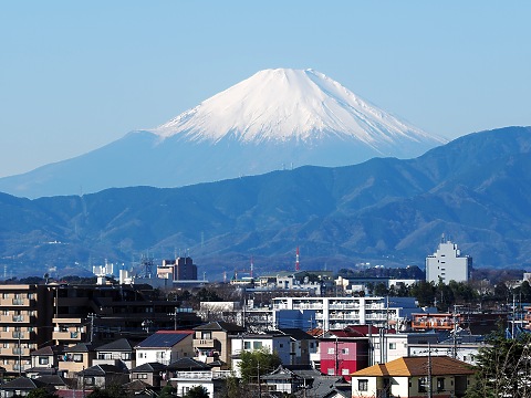 高座渋谷からの富士山