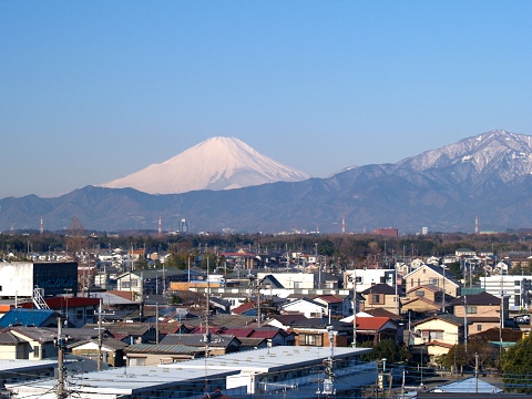 大和市内からの富士山